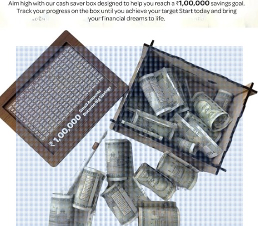 100000 Rupees Money Bank